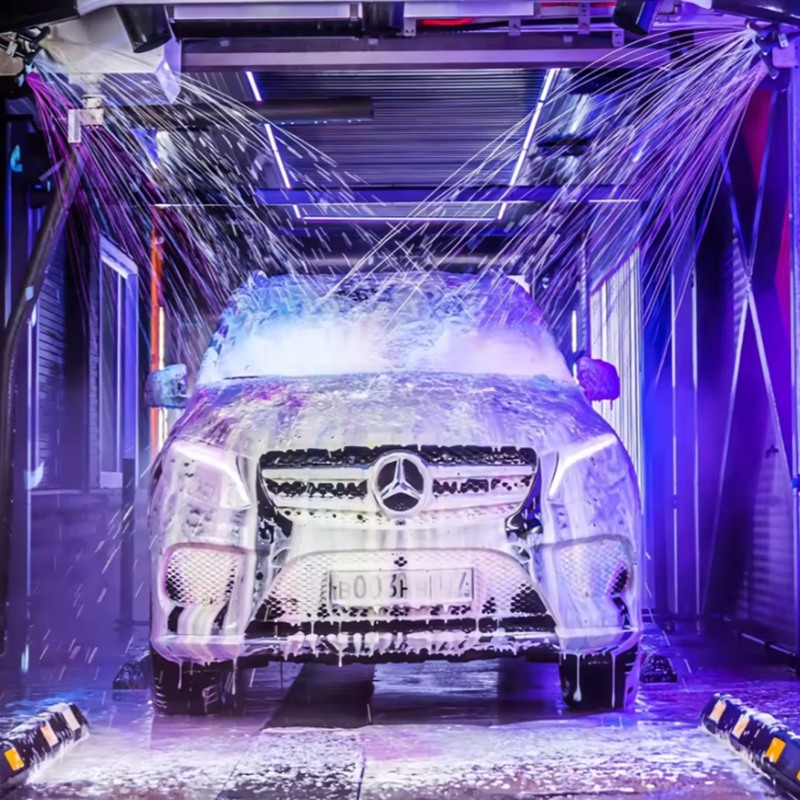 high traffic car wash solution